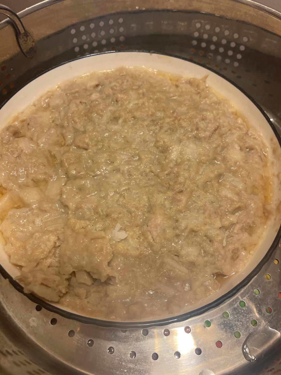 蒸莲藕猪肉丸子