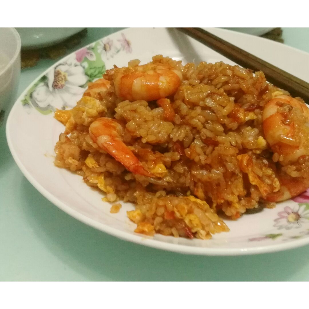 虾仁炒饭