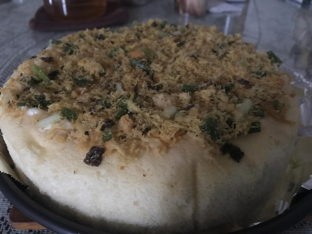 海苔肉松戚风蛋糕