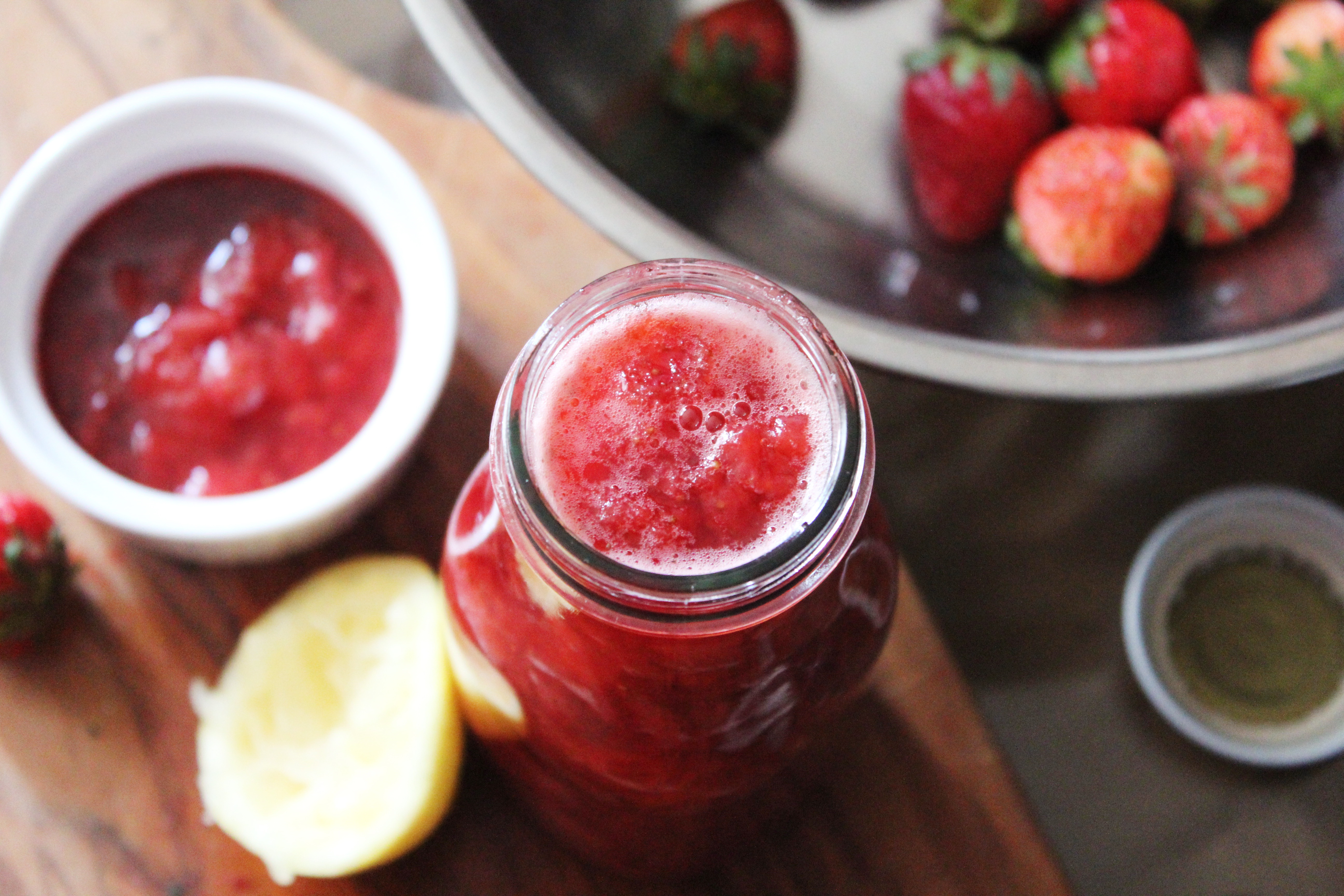 自制无添加草莓酱