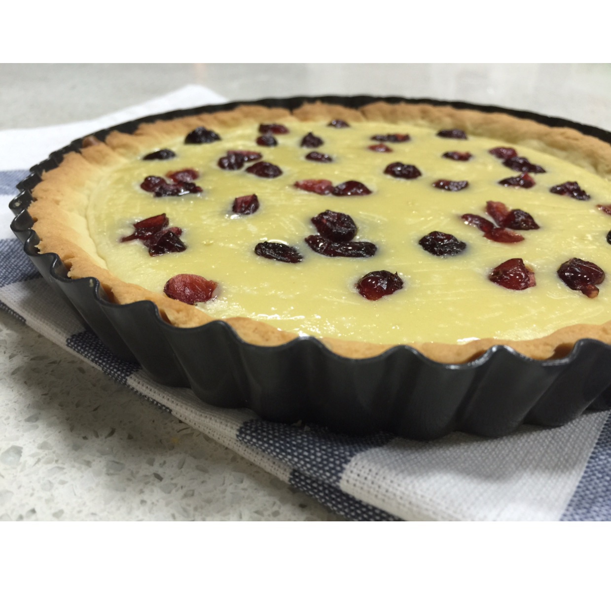 蔓越莓椰香芝士派