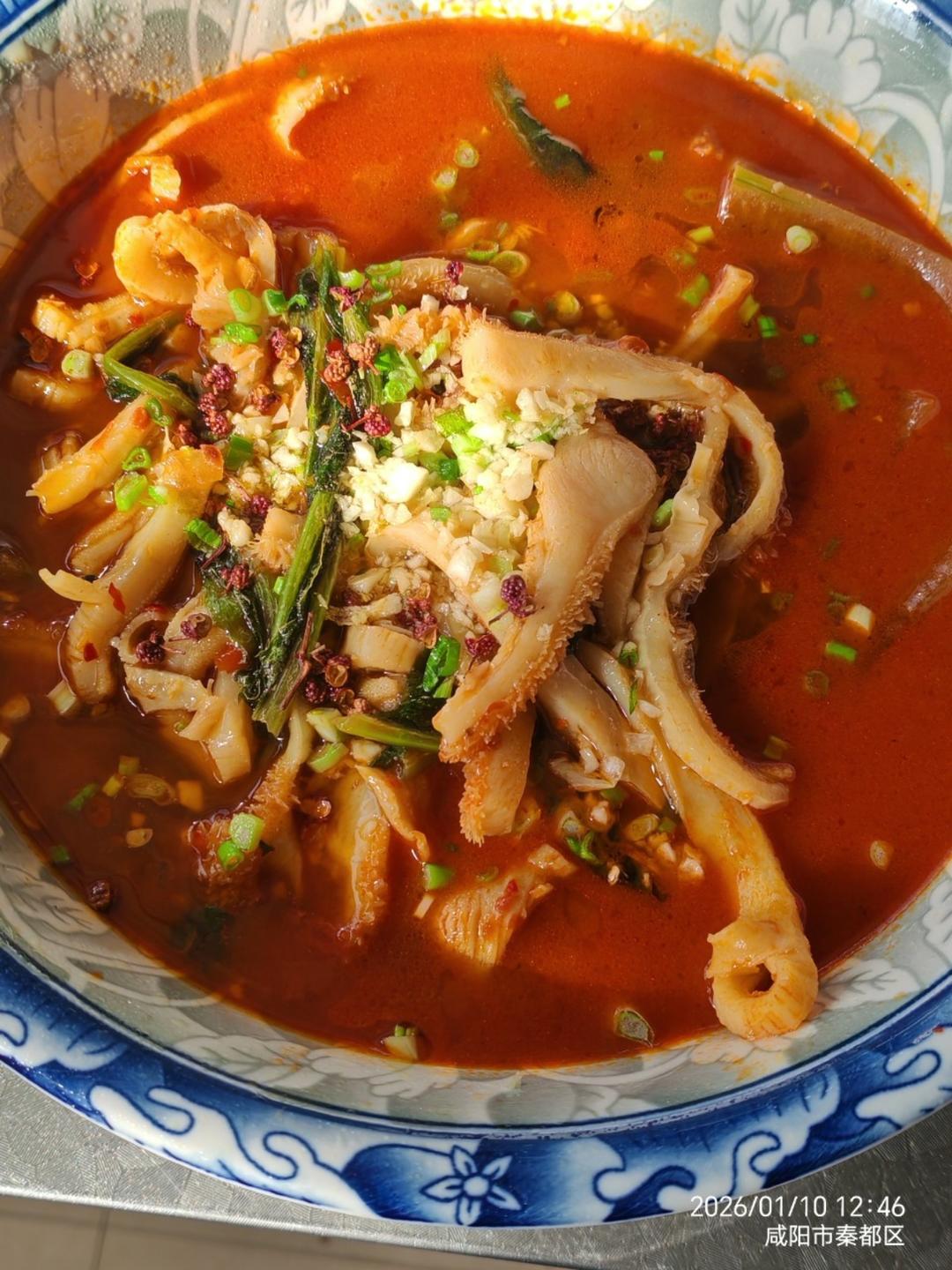 跟四川朋友学的水煮肉片 这也太香了！！