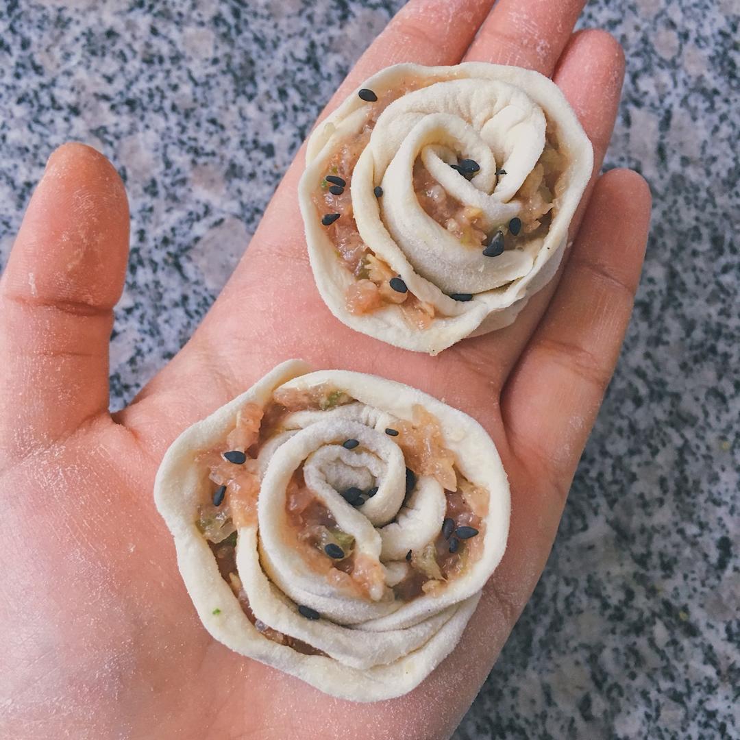玫瑰花饺子