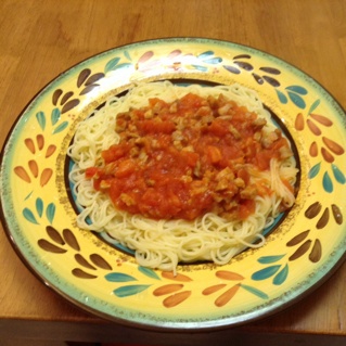 番茄肉酱意大利面