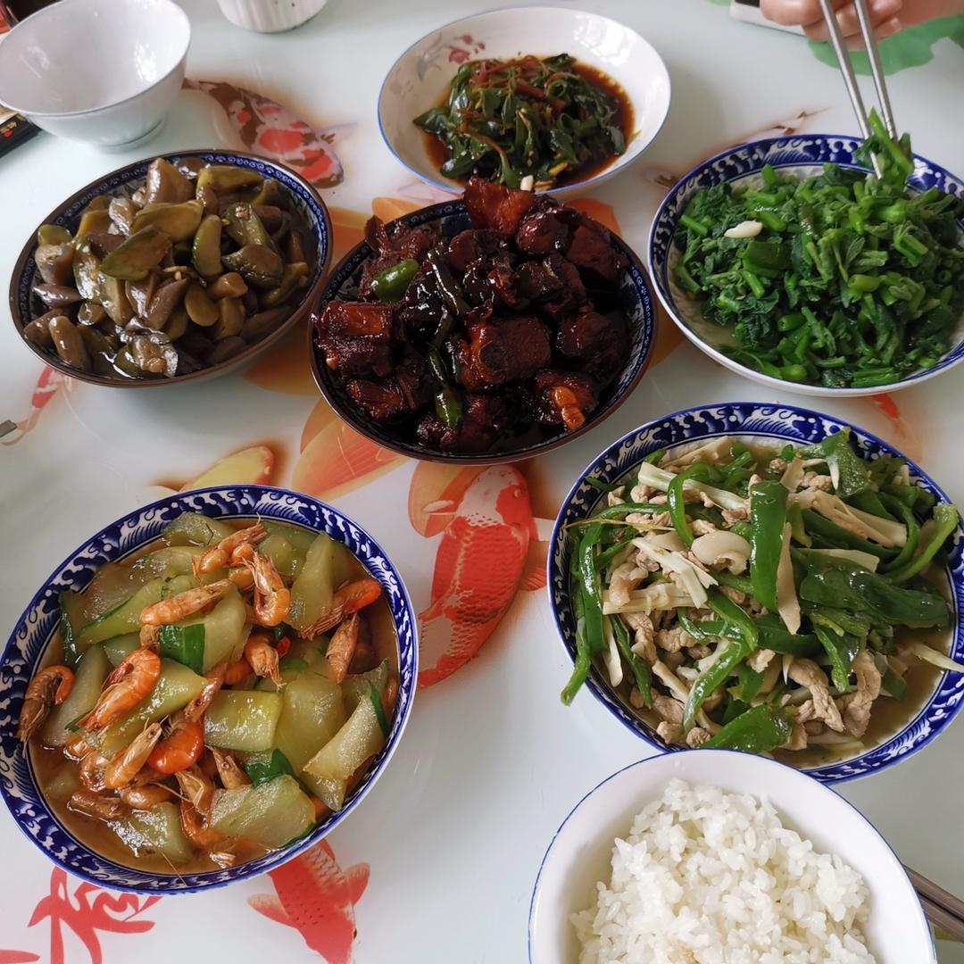 中学生午餐家常菜记录