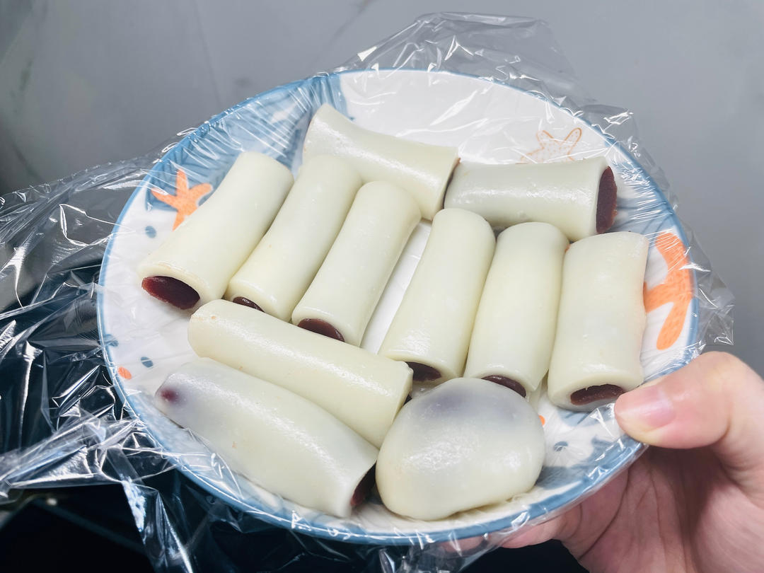 十分钟搞定超正宗的桂花条头糕，零失败！过夜不变硬，豆沙糯米卷