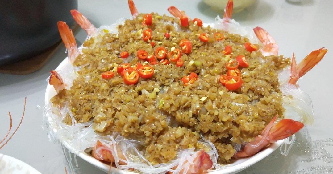 蒜蓉粉丝蒸虾
