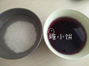 【黑白双色糖粽子（藕节形）】的做法 步骤2