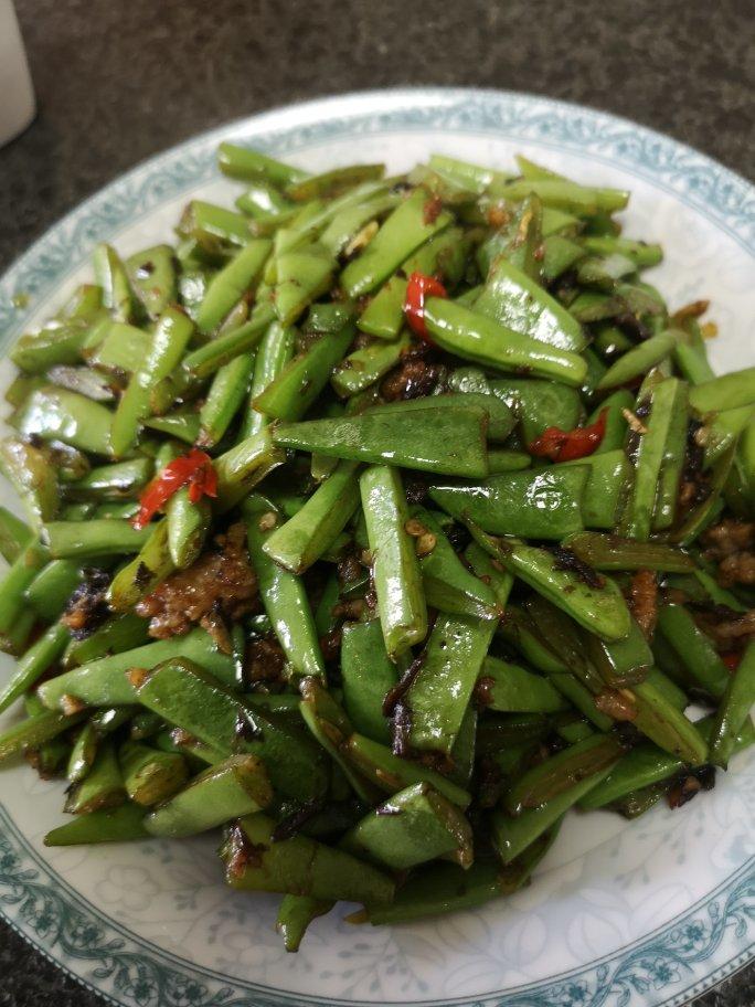 四季豆炒橄榄菜