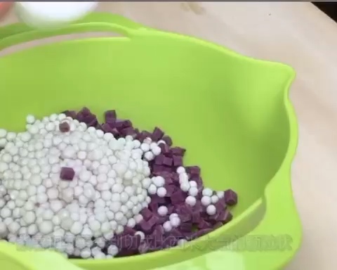紫薯/红薯@西米粽（水晶粽）的做法 步骤5