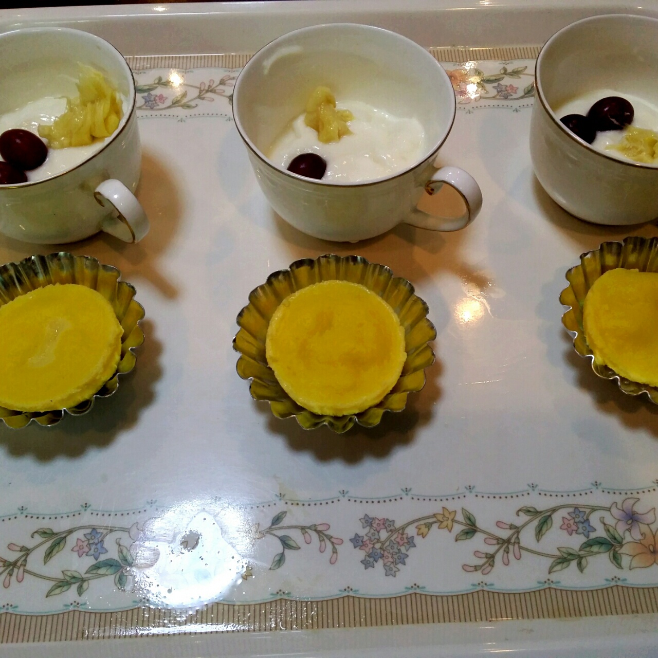 【快手辅食】酸奶榴莲蛋糕（8m+）