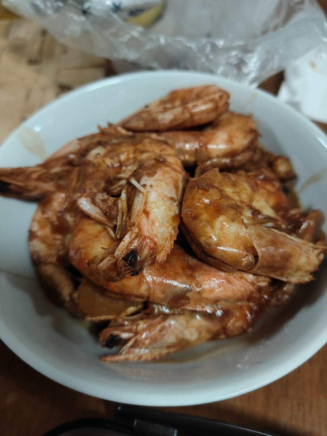 家庭版油焖大虾