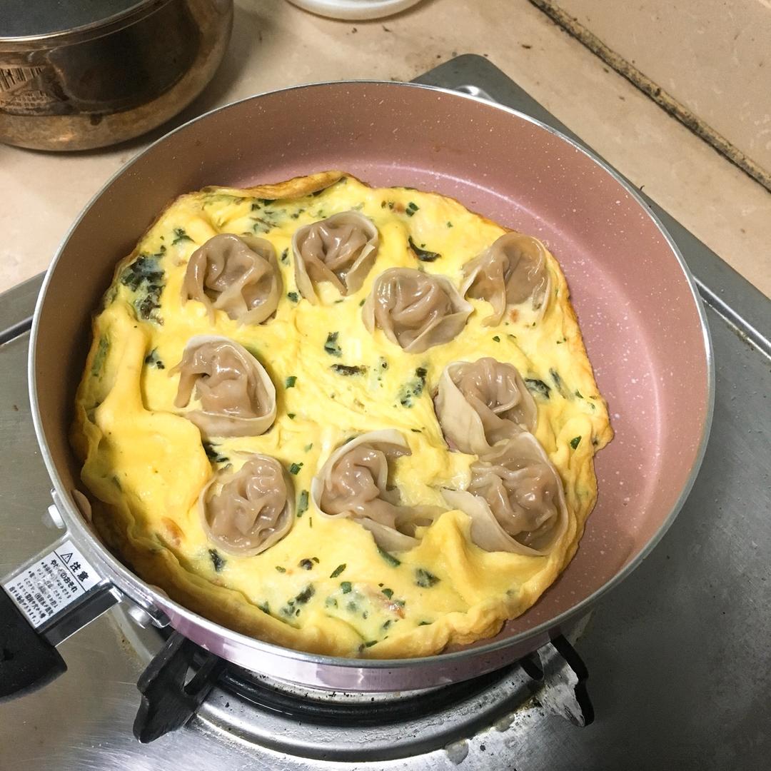 抱蛋煎馄饨