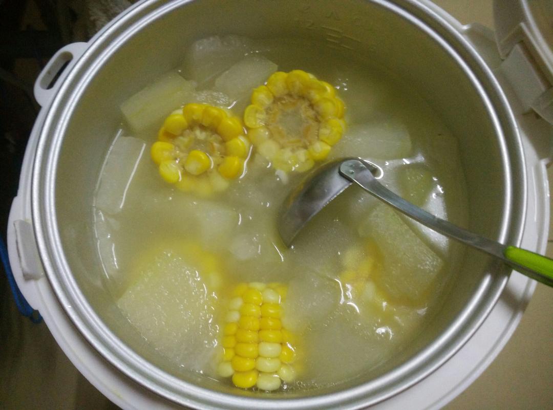 冬瓜玉米汤的做法