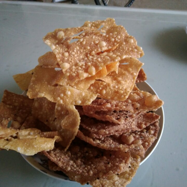 炸云吞皮