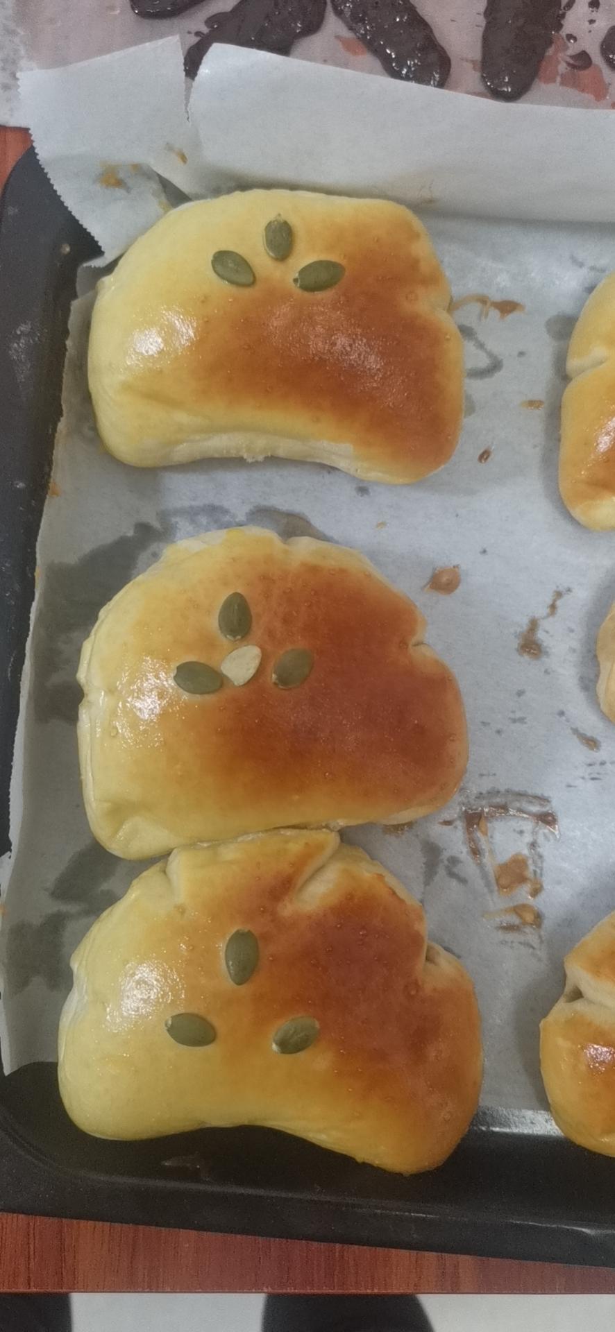 免揉！日式卡仕达面包