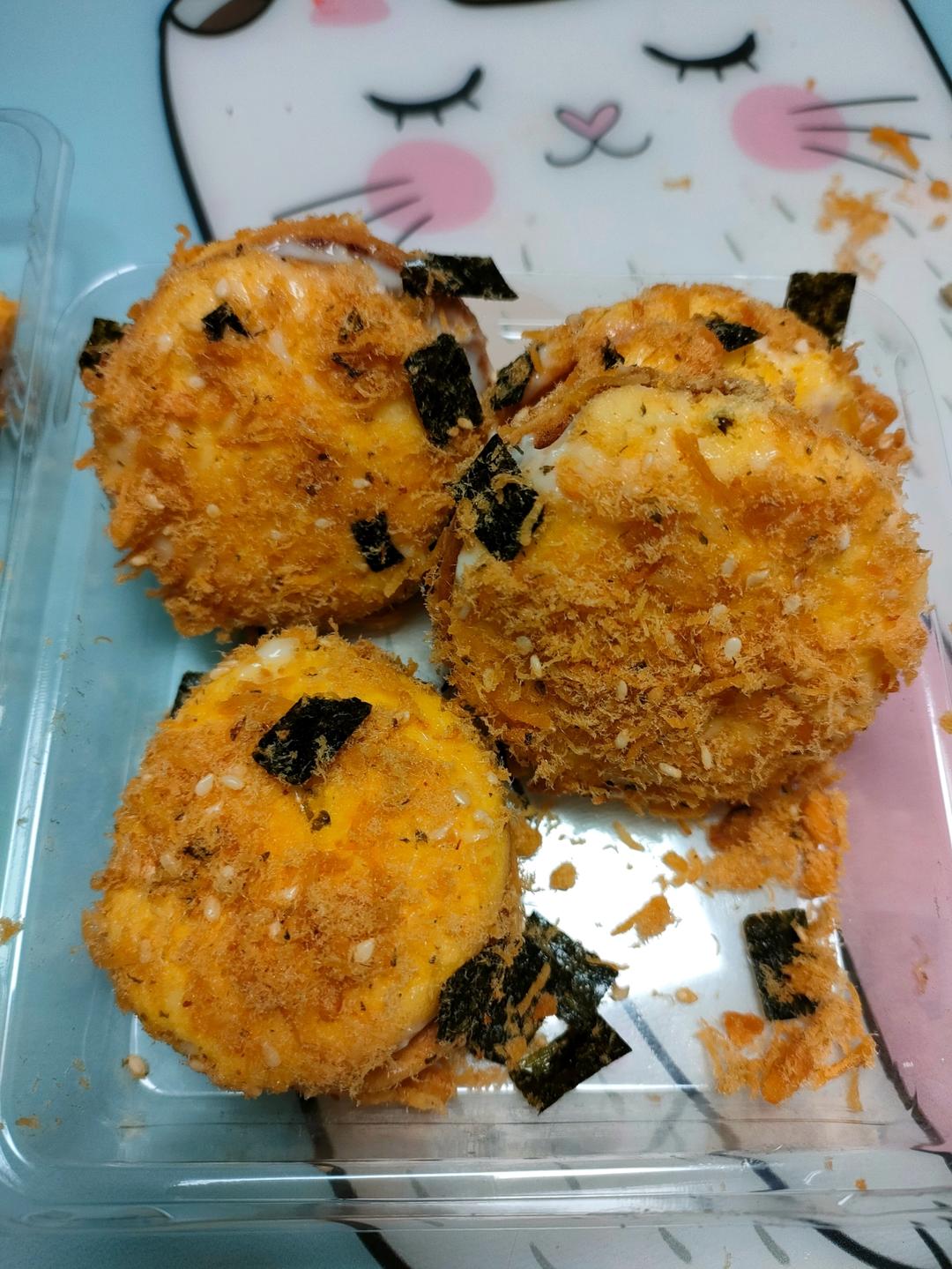 简单快手-媲美鲍师傅-海苔肉松小贝