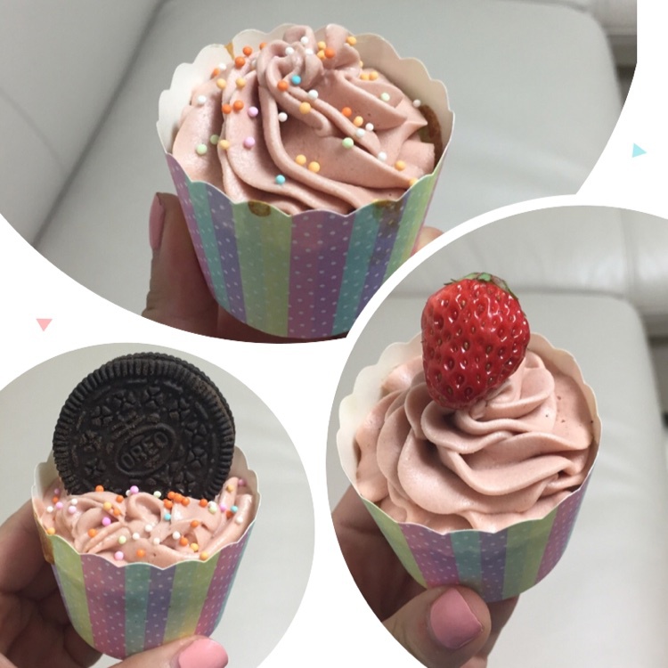 鲜奶油戚风杯子蛋糕（纸杯蛋糕）