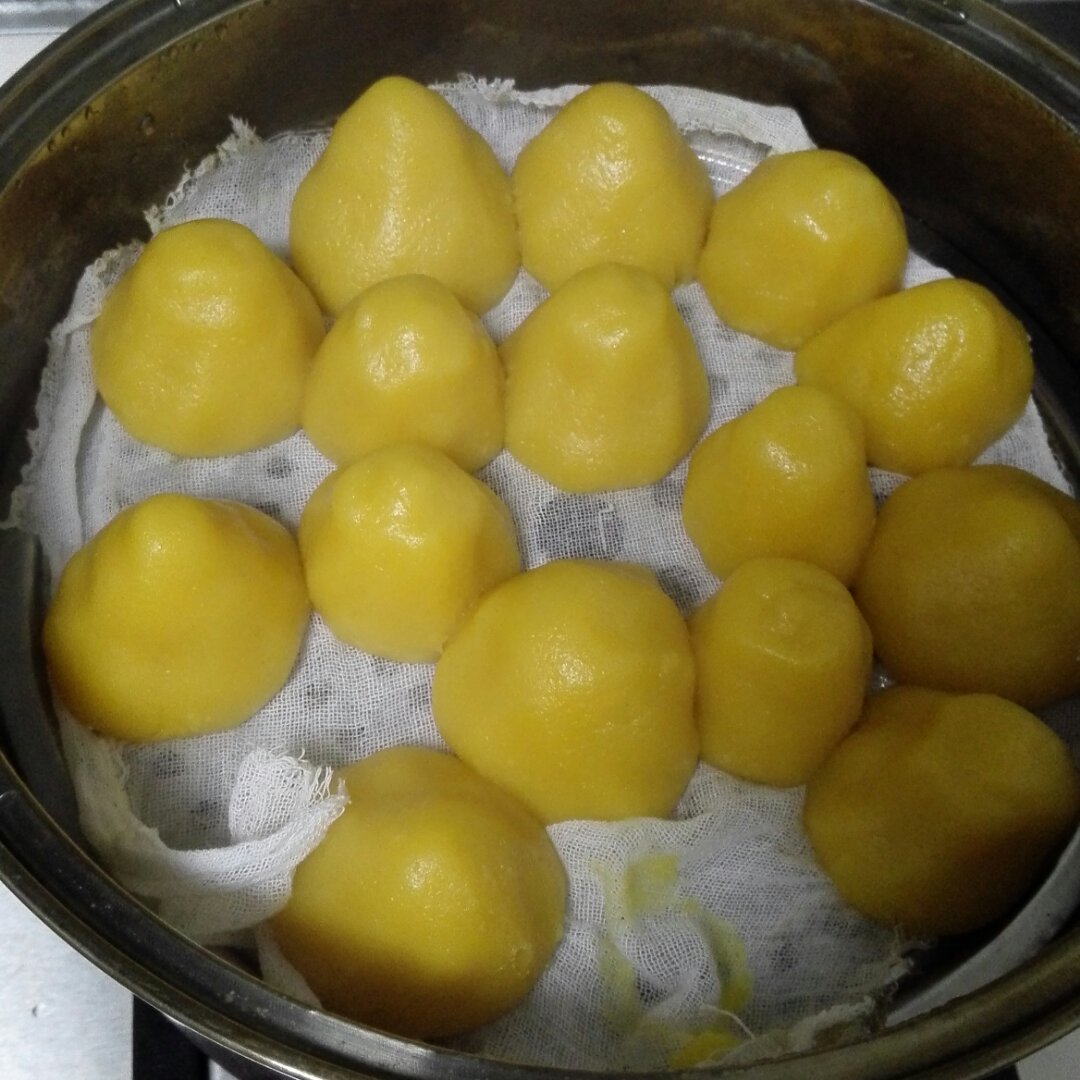 奶香糯米窝窝头