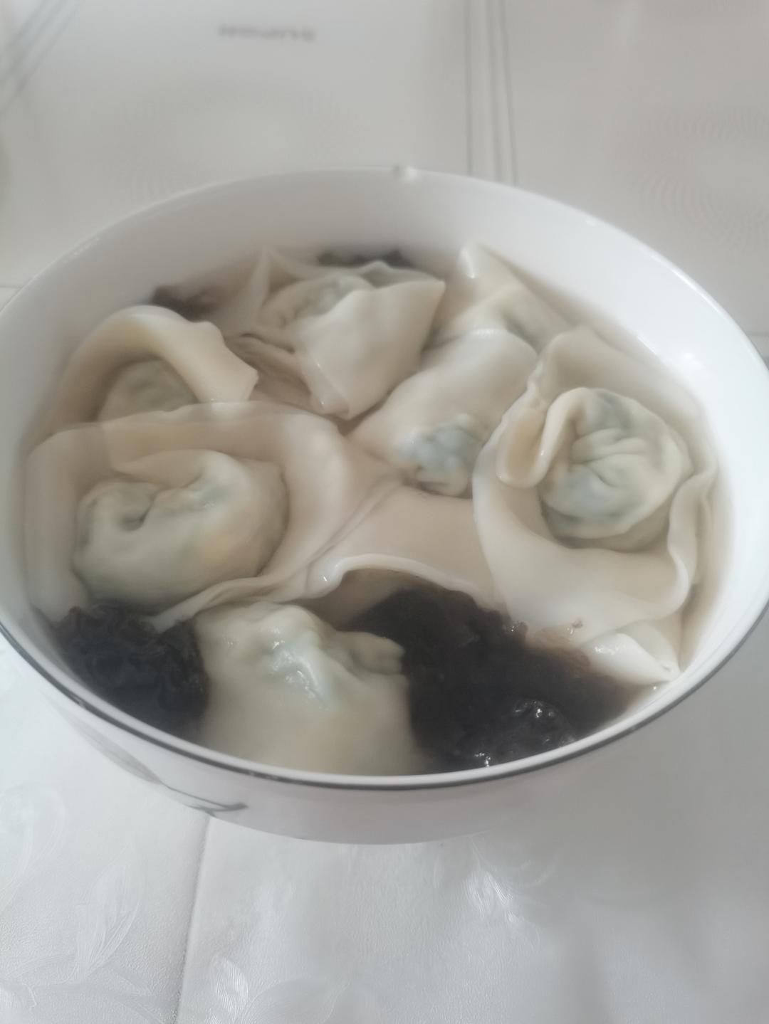 春天的味道 马兰头馄饨
