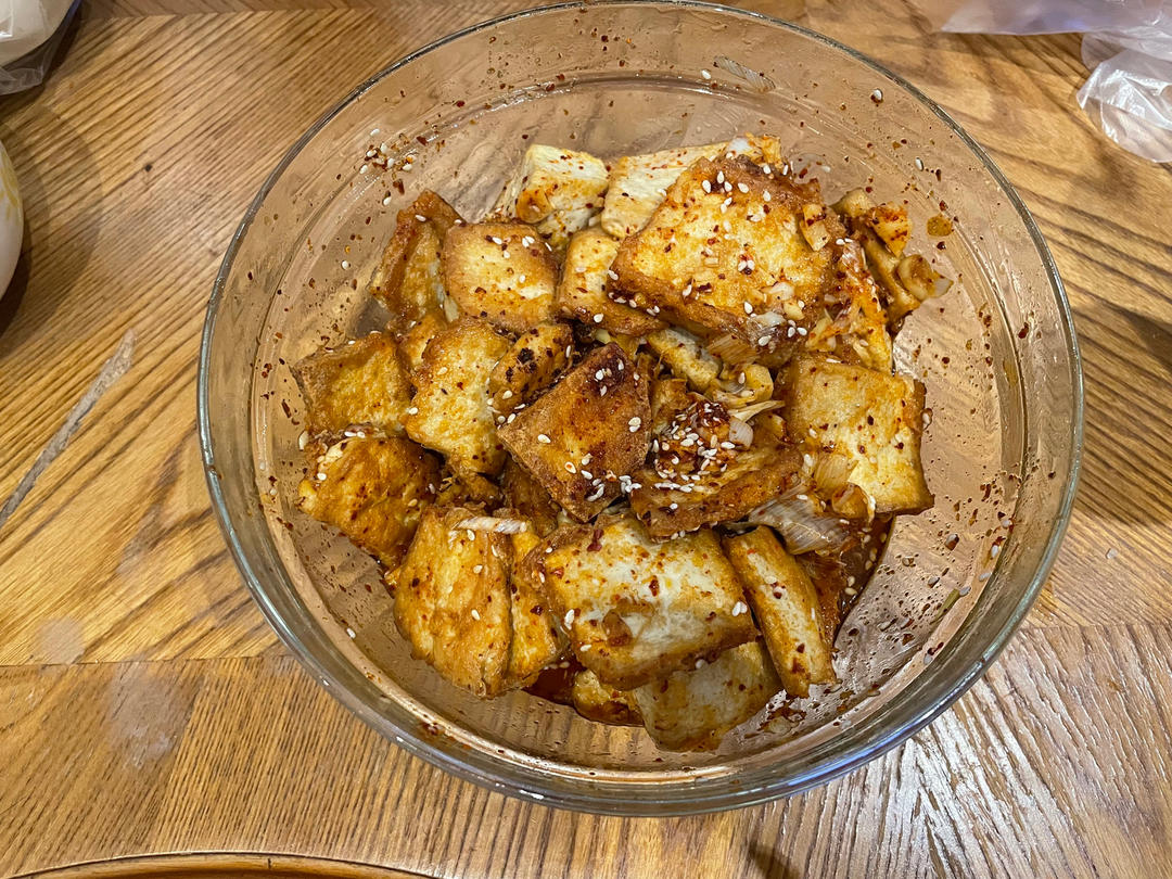 烧汁豆腐