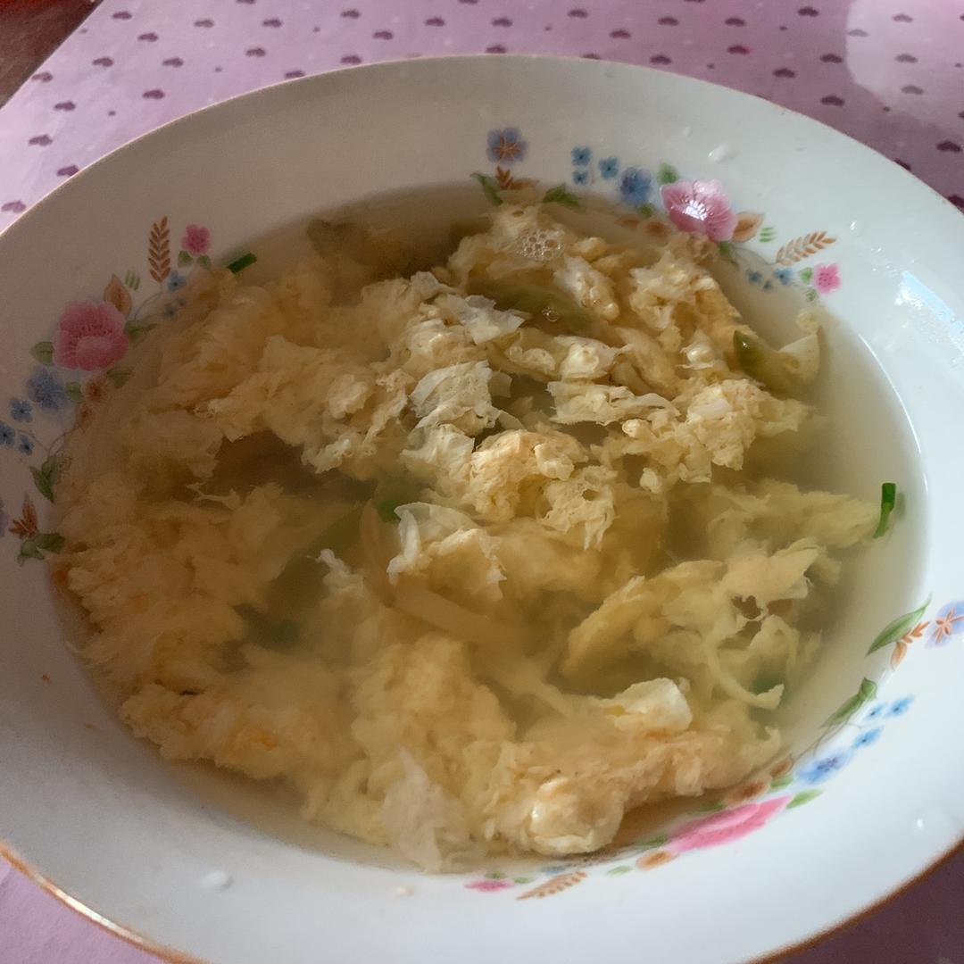 无油版榨菜鸡蛋汤