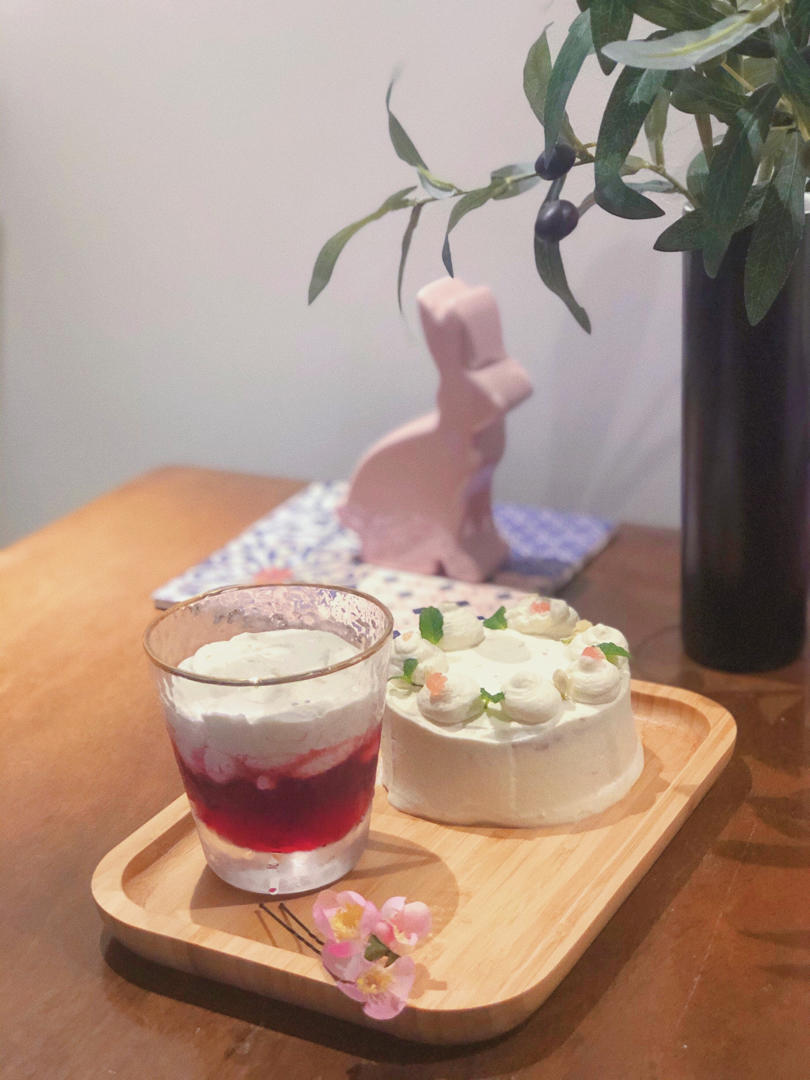新娘的白纱：微苦茉莉花奶油裸蛋糕