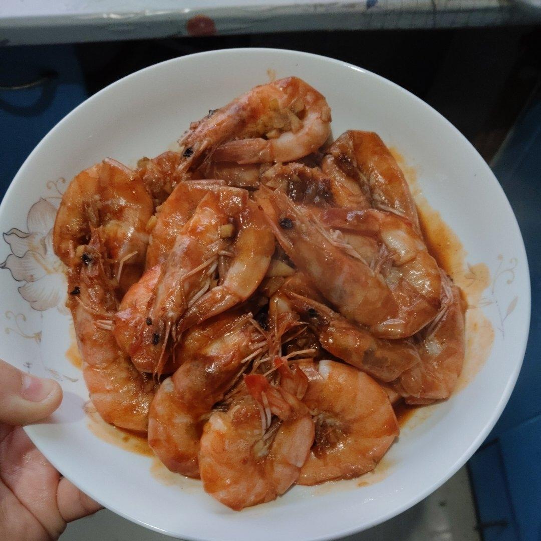 家庭版油焖大虾