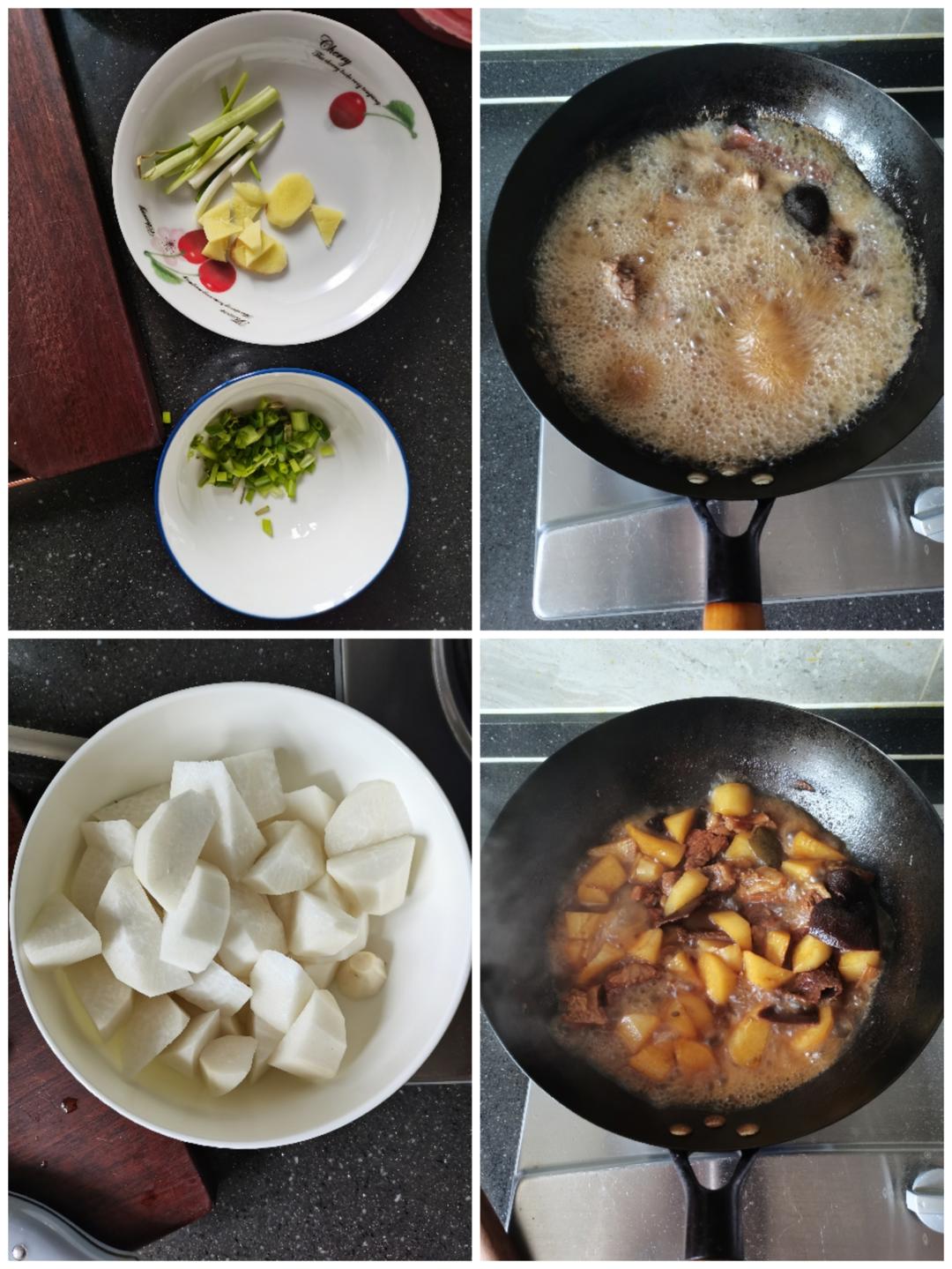 萝卜焖牛腩 （好吃得可以摆摊了）