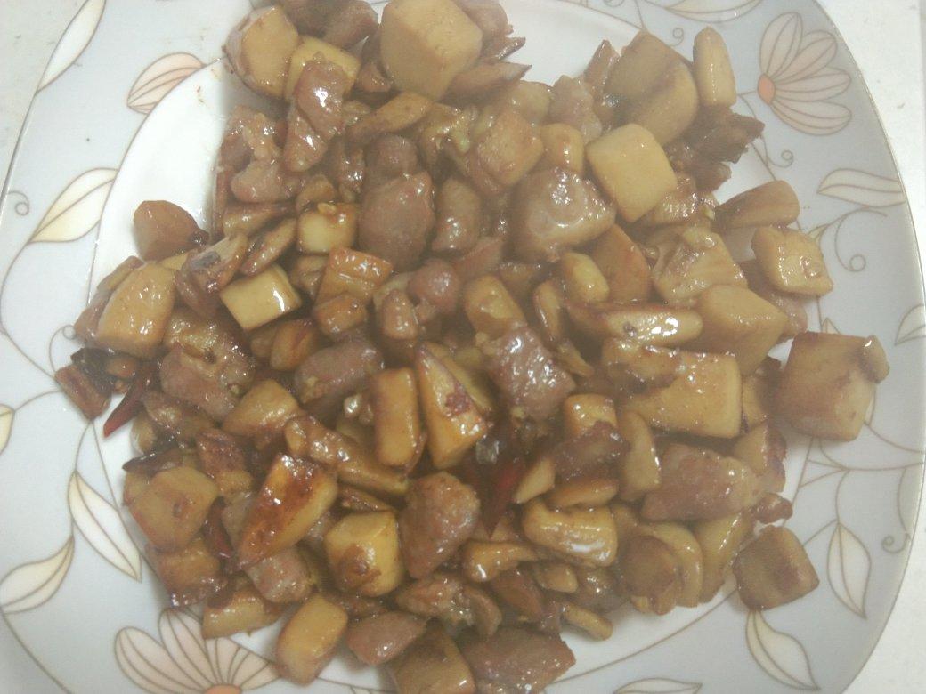 黑椒杏鲍菇牛肉粒