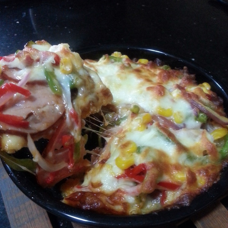 芝士培根火腿披萨Pizza