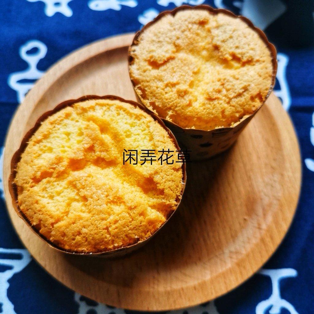 凉了也不回缩的戚风纸杯蛋糕🍰超级绵软 适合宝宝吃哦