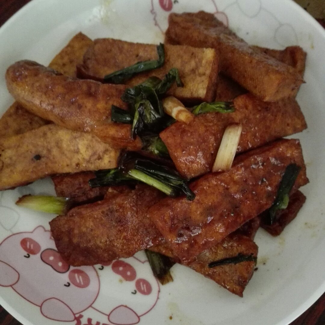 蚝油嫩豆腐