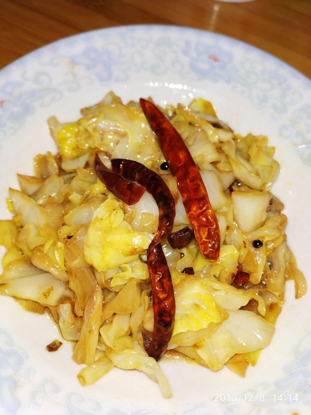 爆炒圆白菜