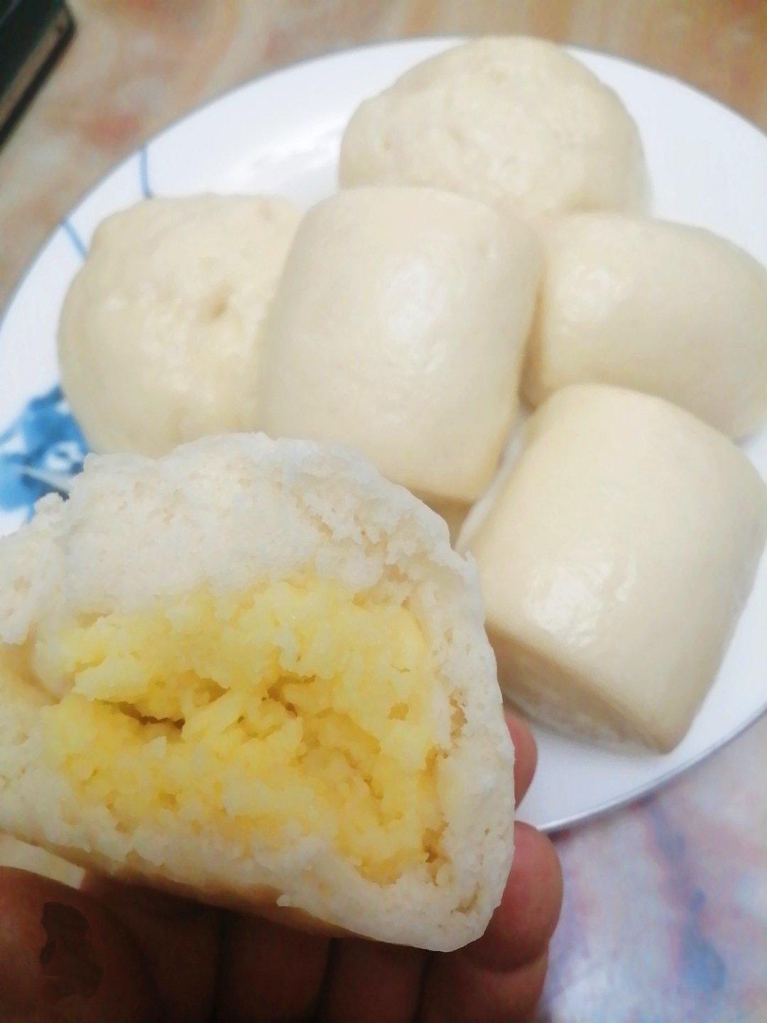 奶黄包（自制奶黄馅）