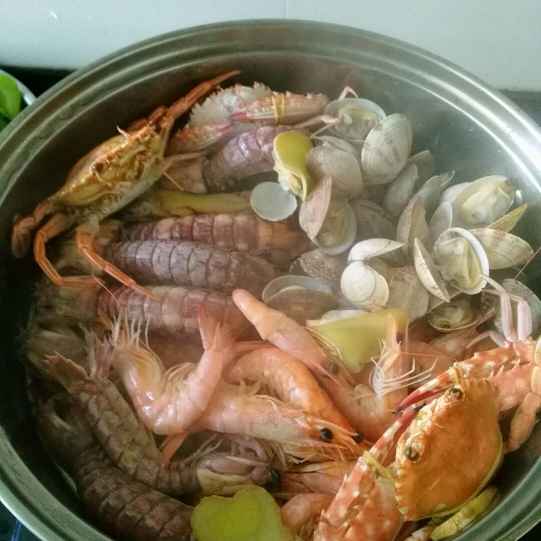 清蒸海鲜杂汇