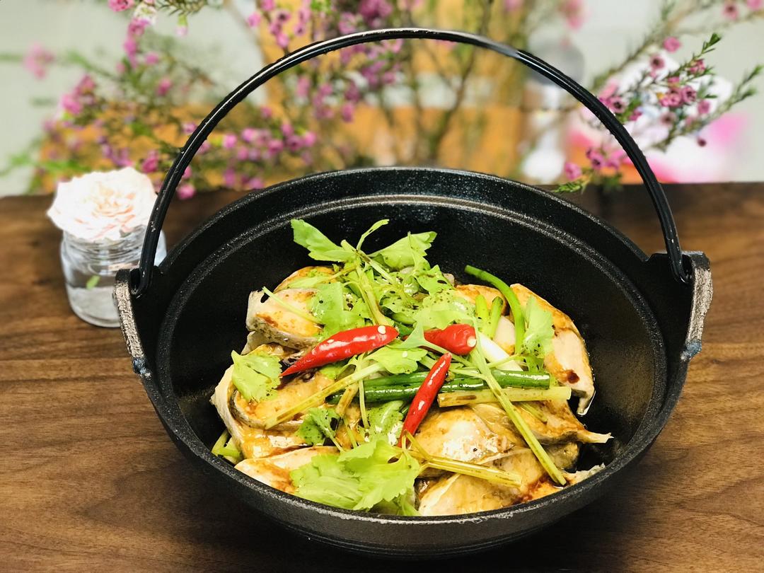 红葱头焗马友鱼