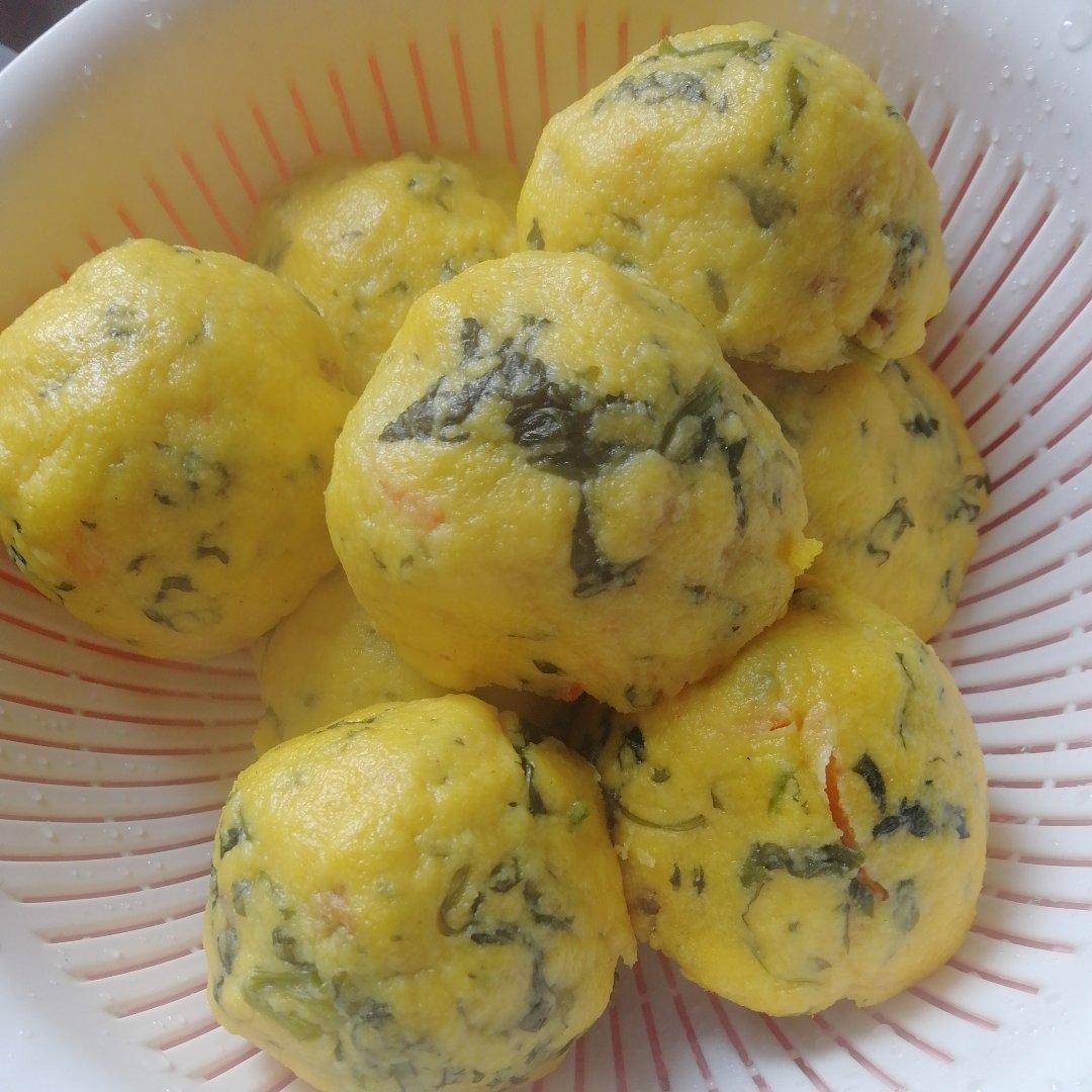 堂妈小厨——玉米菜窝头