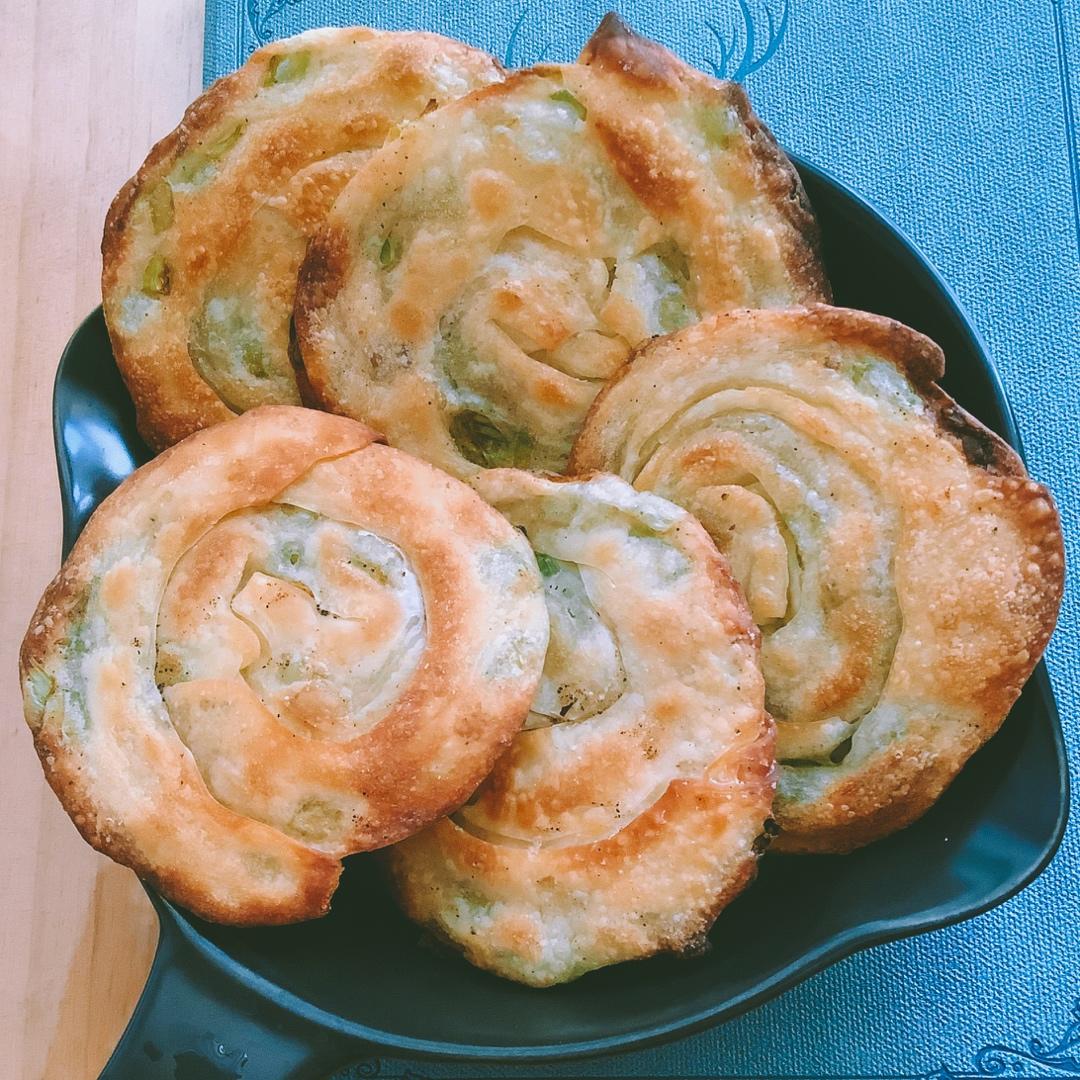 饺子皮葱油饼