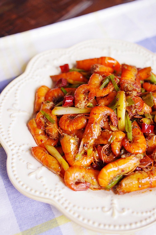 沈大王做的葱爆虾