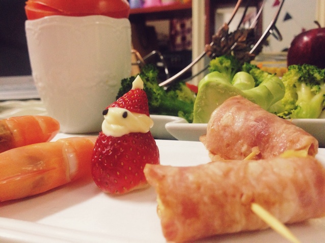 草莓圣诞老人、圣诞雪人