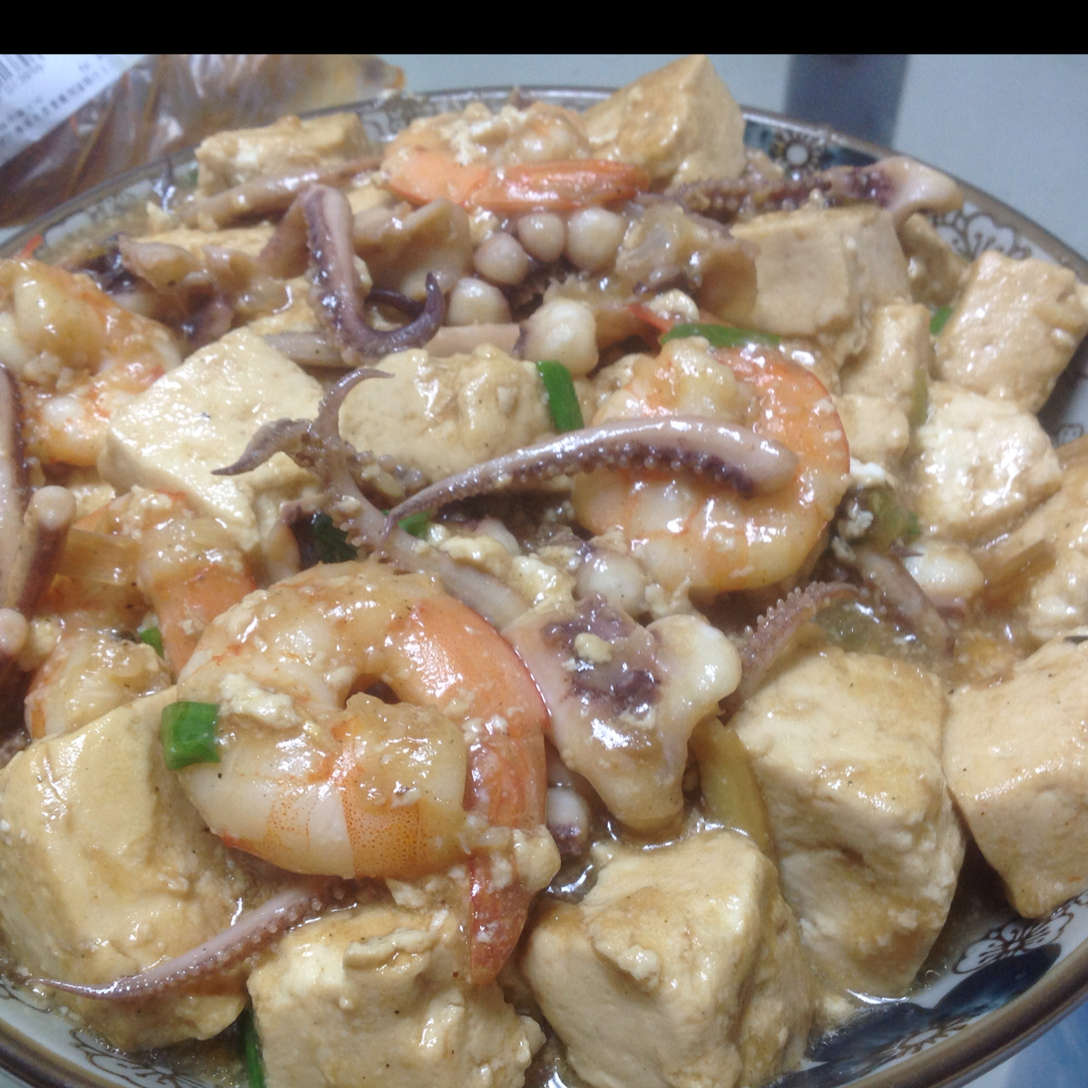 虾仁豆腐