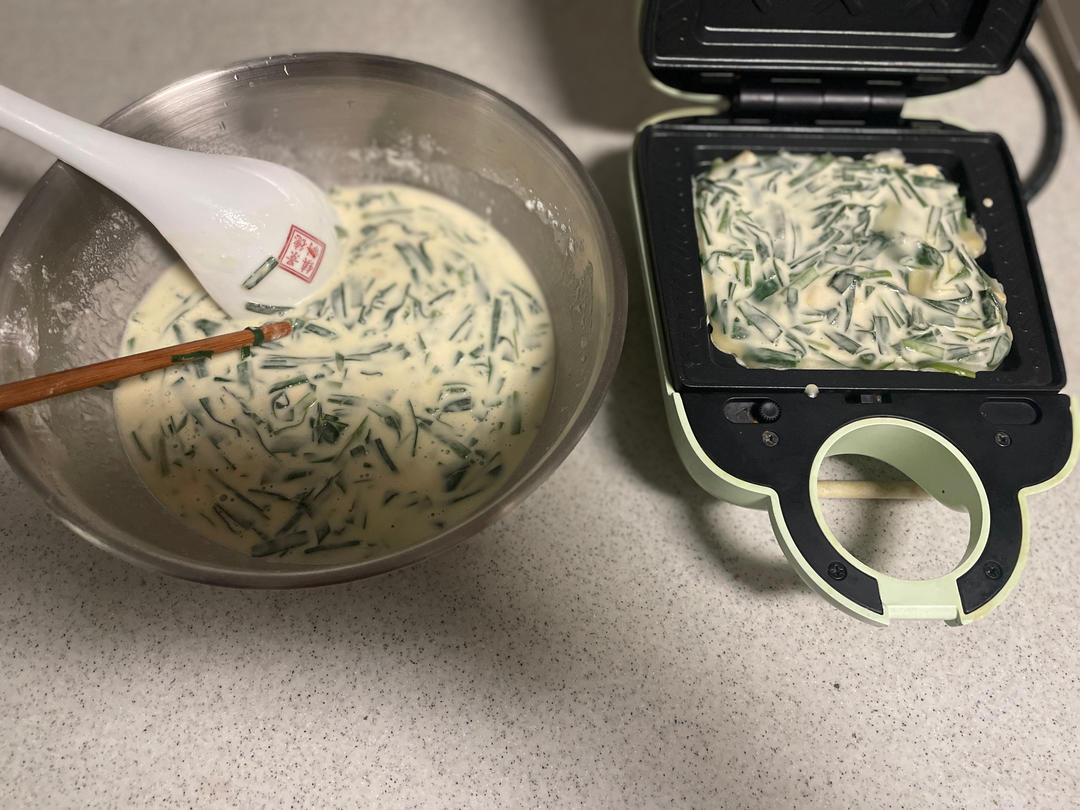 简单好吃快手韭菜饼