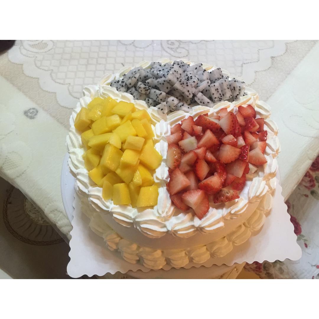 8寸水果生日蛋糕