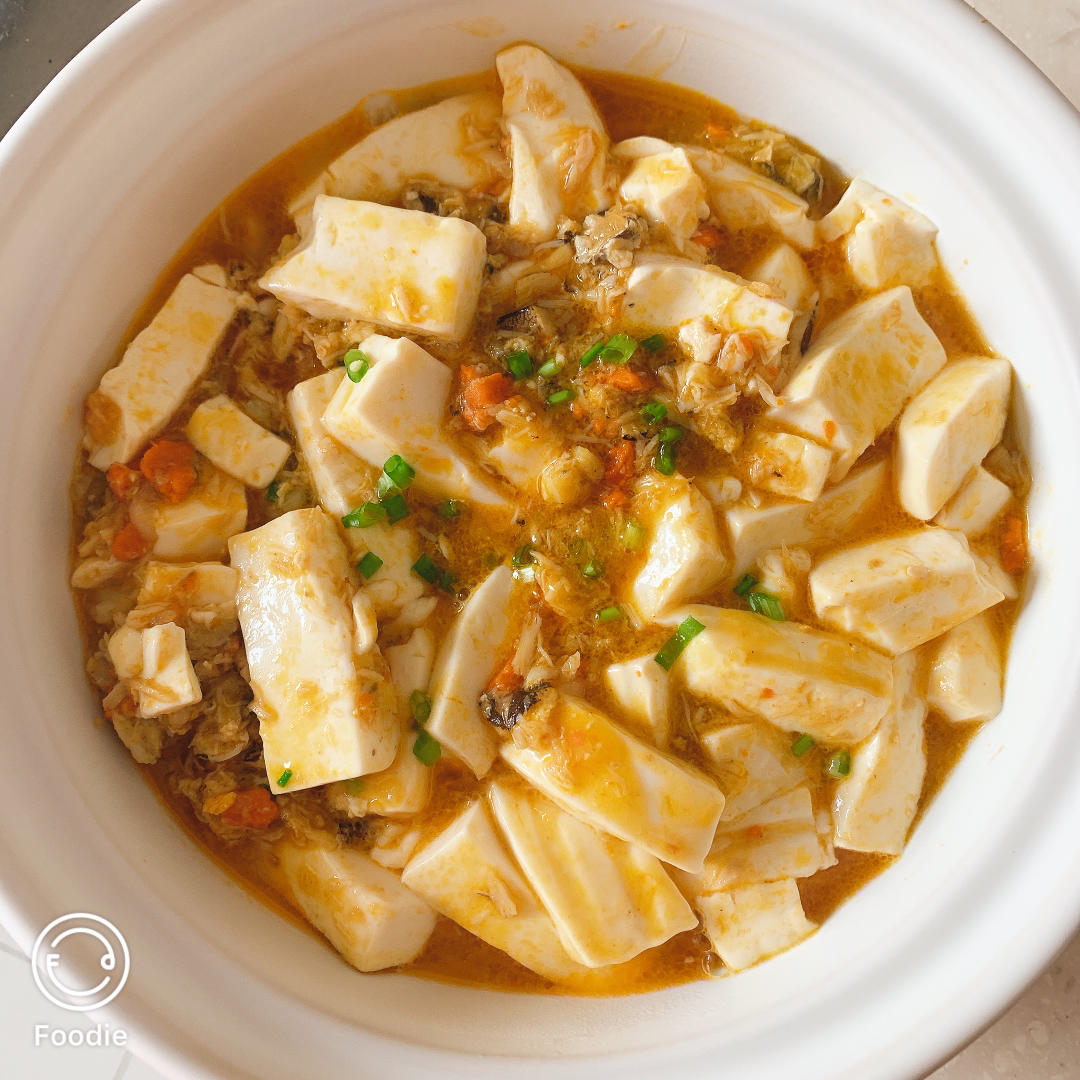 蟹粉烩豆腐