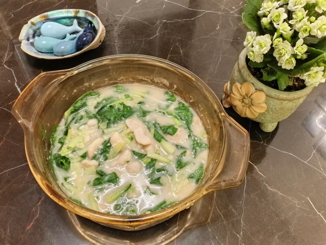芋艿青菜煲