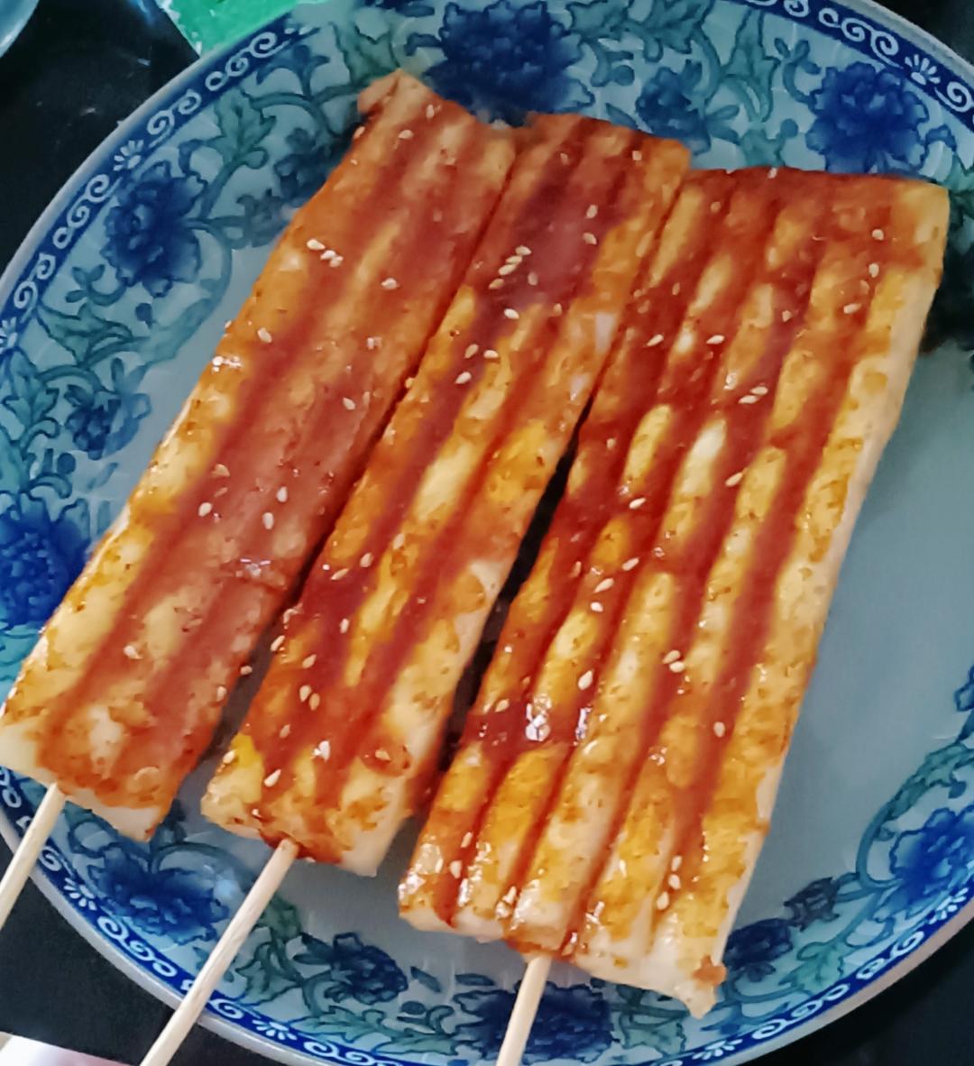 ㊙️脆皮炸年糕，附赠万能的炸串酱料‼️