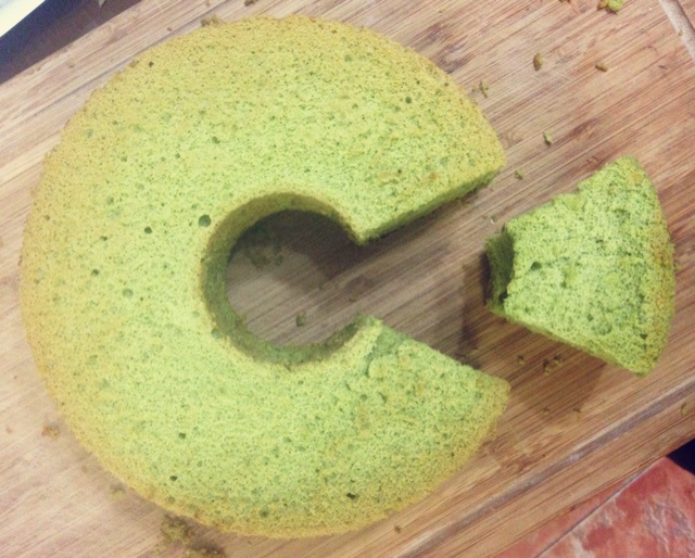 抹茶蜜豆戚风