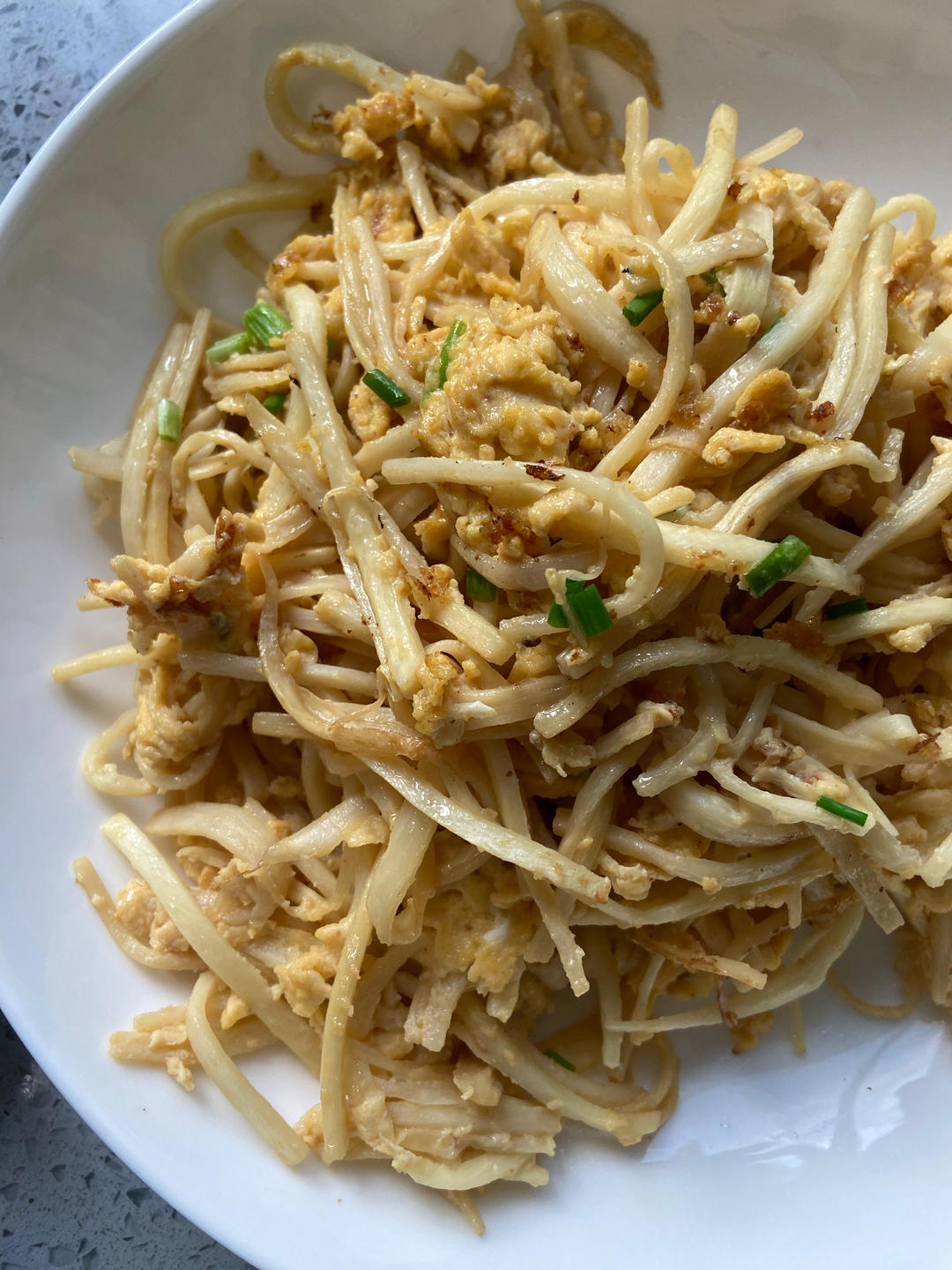 三种版本之茭白丝炒蛋