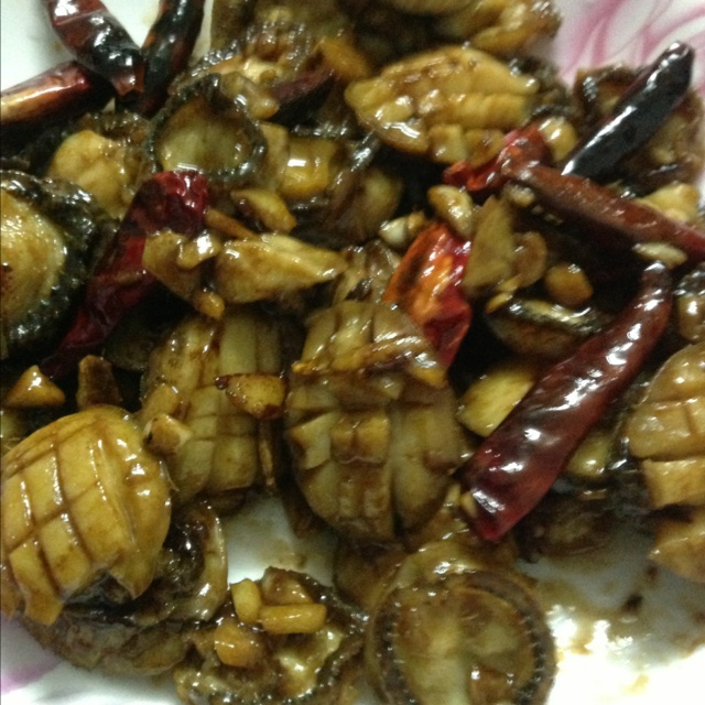 脆炒鲍鱼